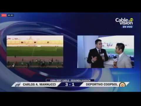 Resumen de goles C. MANNUCCI 3 - 1 COOPSOL /segunda division