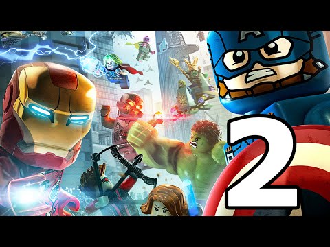 Lego Marvel's Avengers Walkthrough Part 2 - No Commentary Playthrough (PS4)