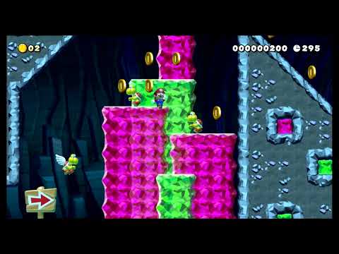 Super Mario Maker 2: Crystal Cavern