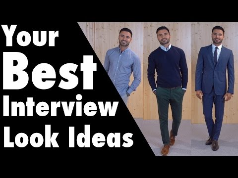 What To Wear To a Job Interview, Ideas on How to Dress For 3 Types of Interviews - Men Outfits