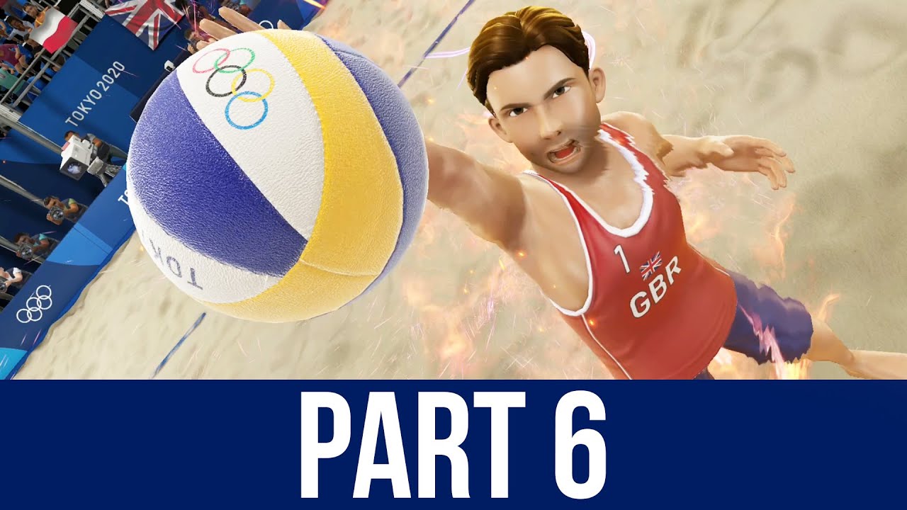 TOKYO 2020 Olympics Video Game Gameplay Part 6 – BEACH VOLLEYBALL
