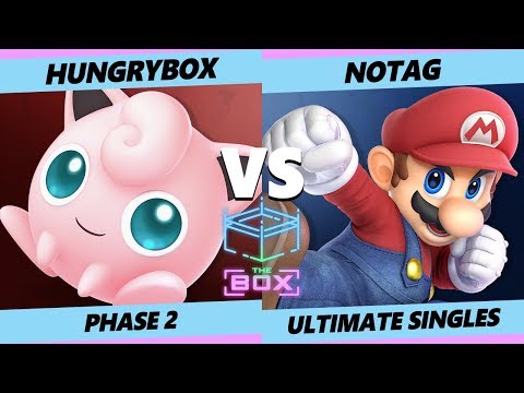 The Box Phase 2 - Liquid | Hungrybox (Jigglypuff) Vs. NoTag (Mario) Smash Ultimate - SSBU