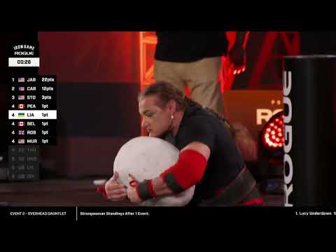 Arnold Strongwoman Classic 2025 - Olga Liashchuk - Event 2 - Overhead Gauntlet