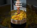 Indian Masala Cabbage Food Recipe Cooking