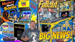 Fallout Stern Pinball Announced & Arcade1Up Sonic The Hedgehog Has A Soft Mod!