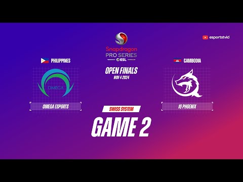 Omega Esports vs IQ Phoenix GAME 2 Snapdragon Pro Series Season 6 | IQ VS OMG ESPORTSTV