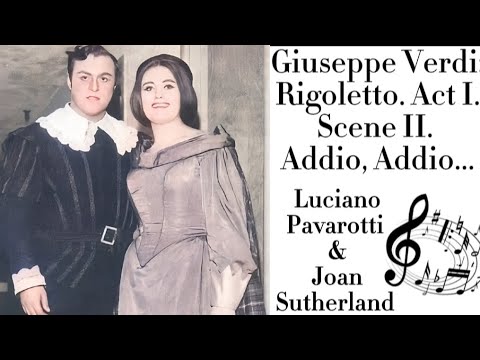 RARE!!! L. Pavarotti and J. Sutherland «Addio, Addio» from Verdi's Rigoletto. Live MET 1972 Part II.