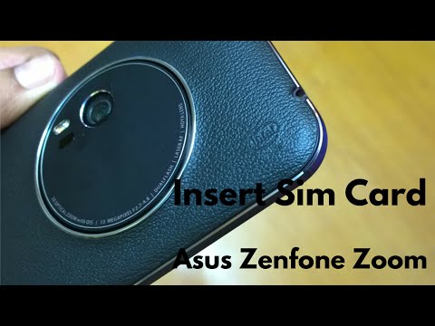How To Insert Sim Card in Asus Zenfone Zoom