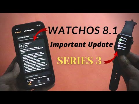WatchOS 8.1 Update on Apple Watch Series 3 !