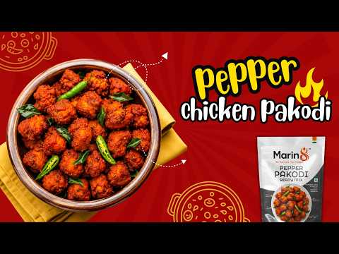 Pepper Chicken Pakodi Recipe | Crispy Spicy Chicken Pakoda