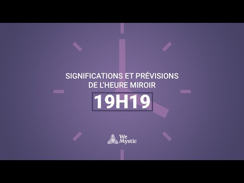 Significations et prévisions de l’heure miroir 19h19