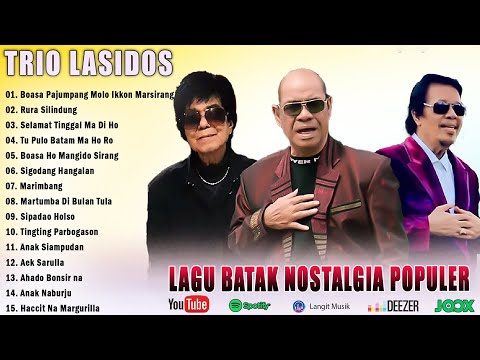 TRIO LASIDOS FULL ALBUM TERPOPULER - Lagu Batak Nostalgia Terpopuler Paling Laris Saat Ini