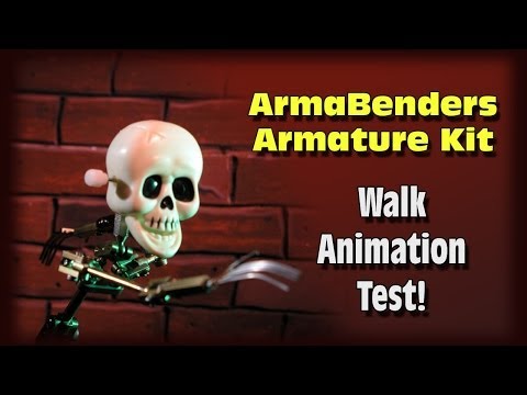 ArmaBenders Prototype Armature Kit Walk Tests