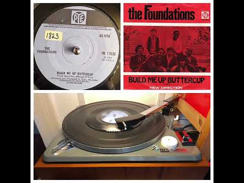 The Foundations: Build Me Up Buttercup, 1968 (PYE 7N 17636) Pop Rock 7“ 45 RPM Vinyl single record