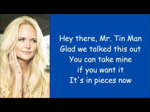 Miranda Lambert ~ Tin Man (Lyrics)