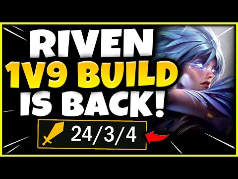 *NEW* RIVEN 1V9 BUILD IS OFFICIALLY BACK (HYDRA BUILD BUFFS) - S12 Riven TOP Gameplay Guide