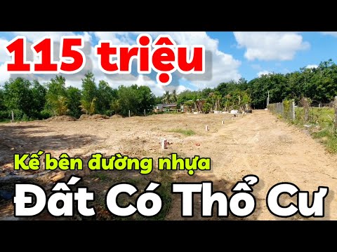 Bán 8 lô đất giá từ 115 triệu có thổ cư kế bên đường ở Hòa Hội Tây Ninh bao sổ hồng riêng