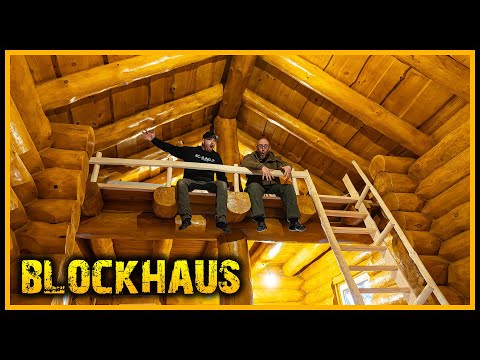 Das Blockhaus - Der Innenausbau ist fertig! [Part 11] - Blockhütte Naturstammhaus Canadahaus