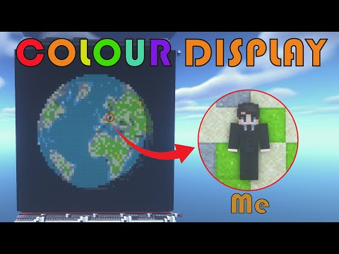 Can I make a PC Screen with Redstone? | Colour Display