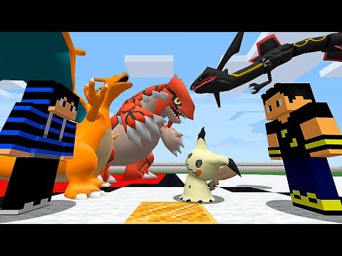 Dupla Pokémon vs Casal de Nerd no Minecraft Pixelmon