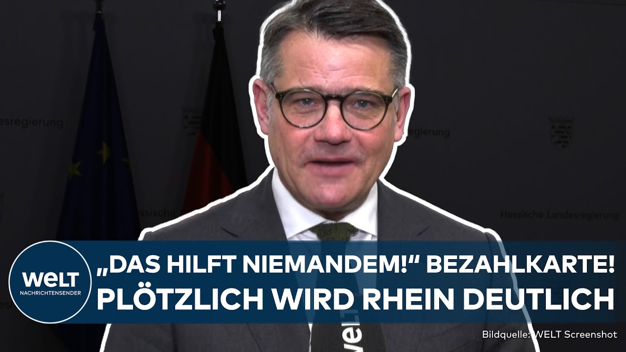BORIS RHEIN: "Deutschland ging es lange nicht mehr so schlecht" Hessens Ministerpräsident rechnet ab