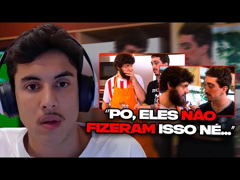 REACT DO RENATINHO: DEFANTE COZINHA COM LUCAS INUTILISMO - RANGO BRABO