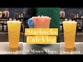 The New Pineapple Passionfruit Starbucks Refresher Extended Cafe Vlog Target Starbucks ASMR