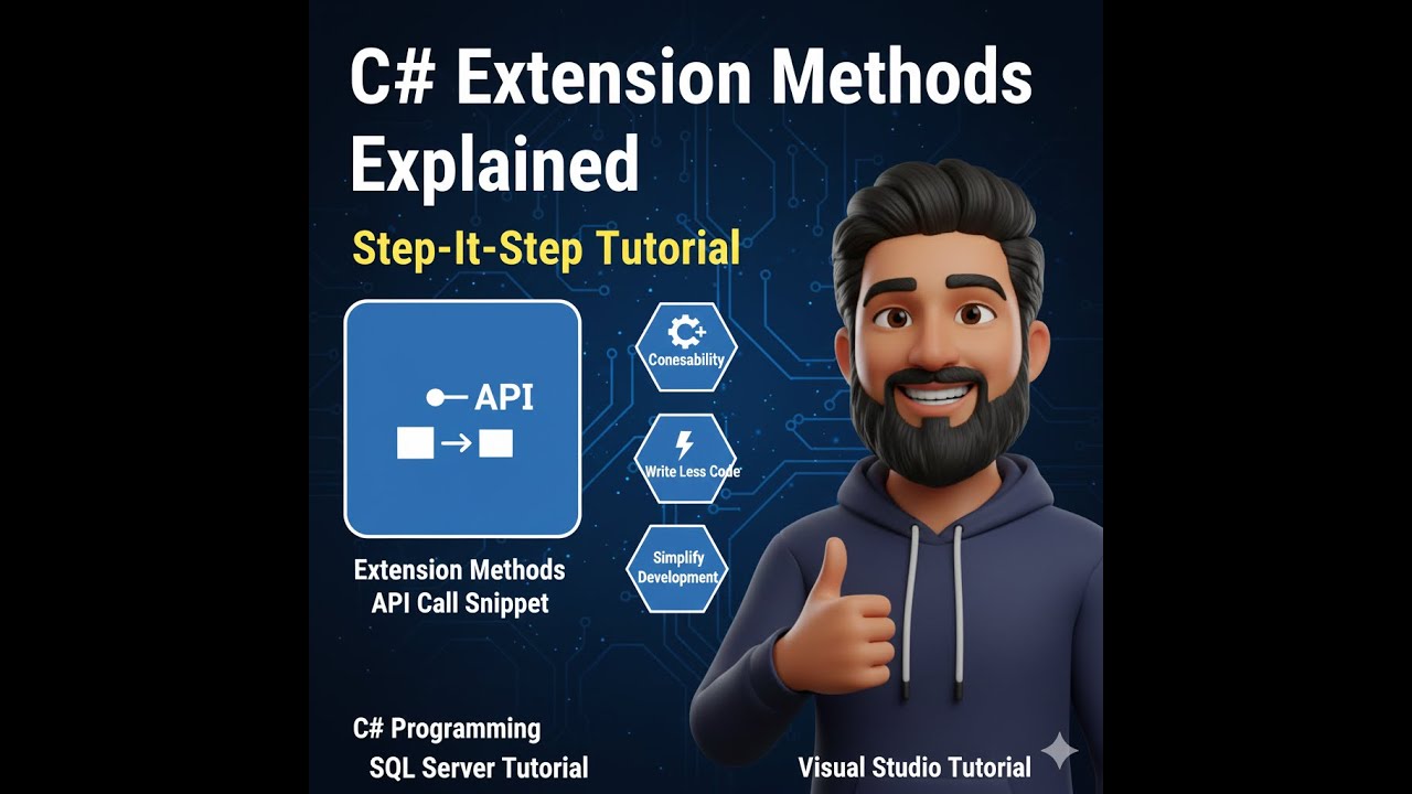C# Extension Methods Explained | Step-by-Step Tutorial