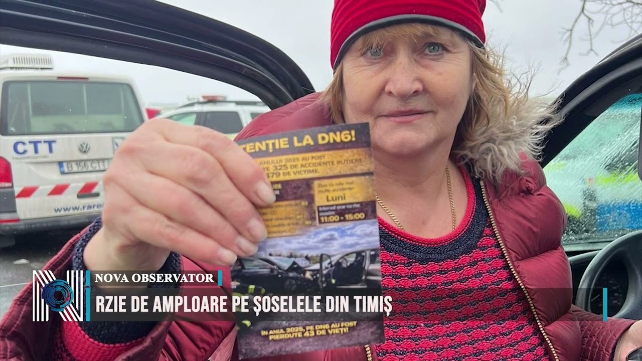RZIE DE AMPLOARE PE ȘOSELELE DIN TIMIȘ