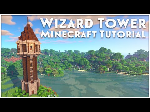 Lytezcraft - How to build a Medieval Wizard Tower | Minecraft Tutorial