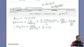 Ch 9.3b Thermochemical equations q and H