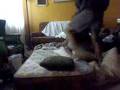 James And Victor Wrestling
