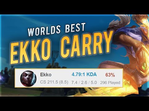 HOW TO 1v9 LIKE THE WORLDS BEST EKKO | #1 Ekko world review