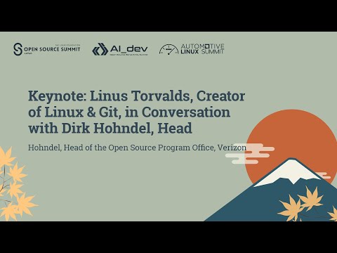 Keynote: Linus Torvalds, Creator of Linux & Git, in Conversation with Dirk Hohndel