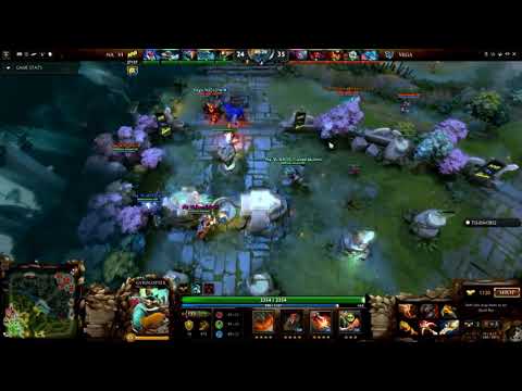 Dendi magnus double RP into wombo combo! what a comeback!! NAVI vs VEGA @TI5 QUAL.