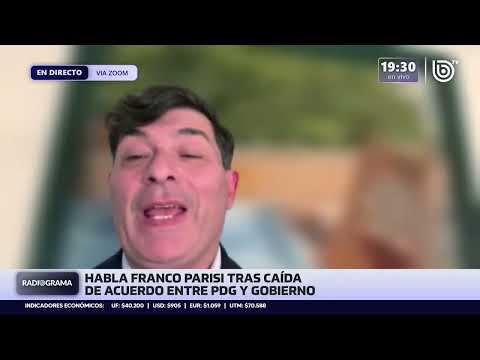 Parisi y caída de acuerdo con el gobierno: "Tienen una agenda que entorpece un proceso que iba bien"