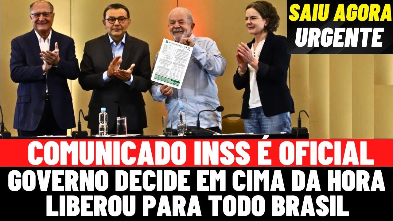 É OFICIAL: SAIU AGORA A NOITE, COMUNICADO IMPORTANTE PARA OS APOSENTADOS E PENSIONISTAS.