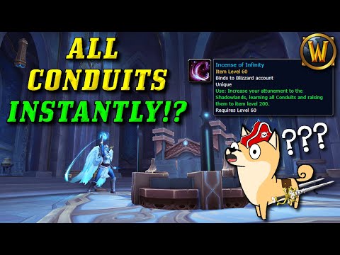 A CONDUIT CATCH-UP for Alts has been added! (Incense of Infinity)