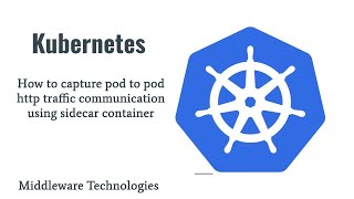 How to capture pod to pod http traffic communication using sidecar container