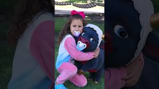 BABY VALENTINA in a FUNNY STORY of the BABY Running Bull #baby #child  02