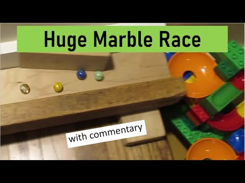 Huge Marble Race - with commentary