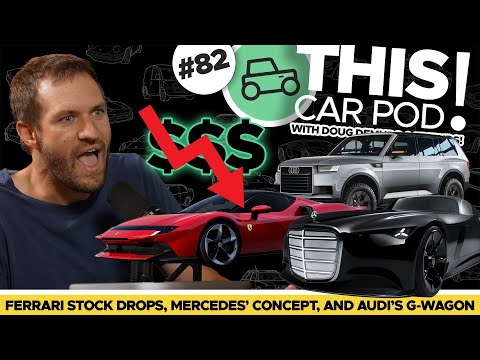 Ferrari Stock Drops, Audi G Wagon Coming? Mercedes Copies Jaguar? THIS CAR POD! EP82