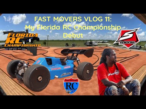 Fast Movers Vlog 11: My Florida RC Championship Debut with my Sworkz S35-4 WE Nitro Buggy 1st Race
