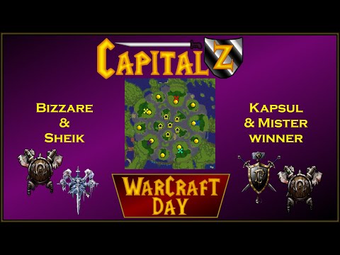 WC3 2v2 Cast | Bizzare & Sheik vs Kapsul & MisterWinner | Circle of Fallen Heroes