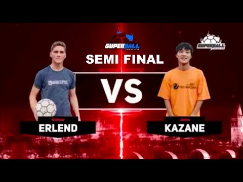 World Freestyle Football Championships ”SuperBall 2018” - Semi Final Erlend vs Kazane