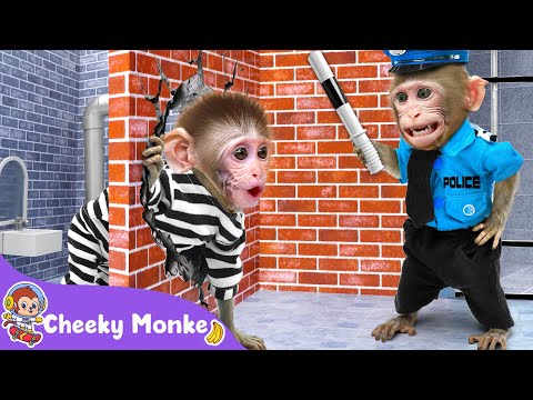 Superheroes Escape From Prison 🗝 Challenge Escape Song | Cheeky Monkey - Nursery Rhymes & Kids Songs