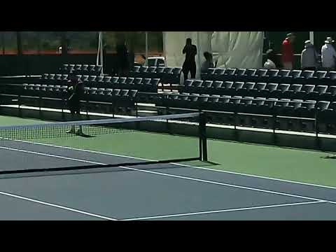 Elizabeth Mandlik (USA 155) vs  Danka Kovinic (Montenegro 62), practice #TennisCam
