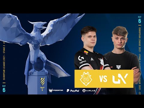 G2 ESPORTS VS UNKNIGHTS // Rainbow Six European League 2021 - Stage 2 - Playday #6