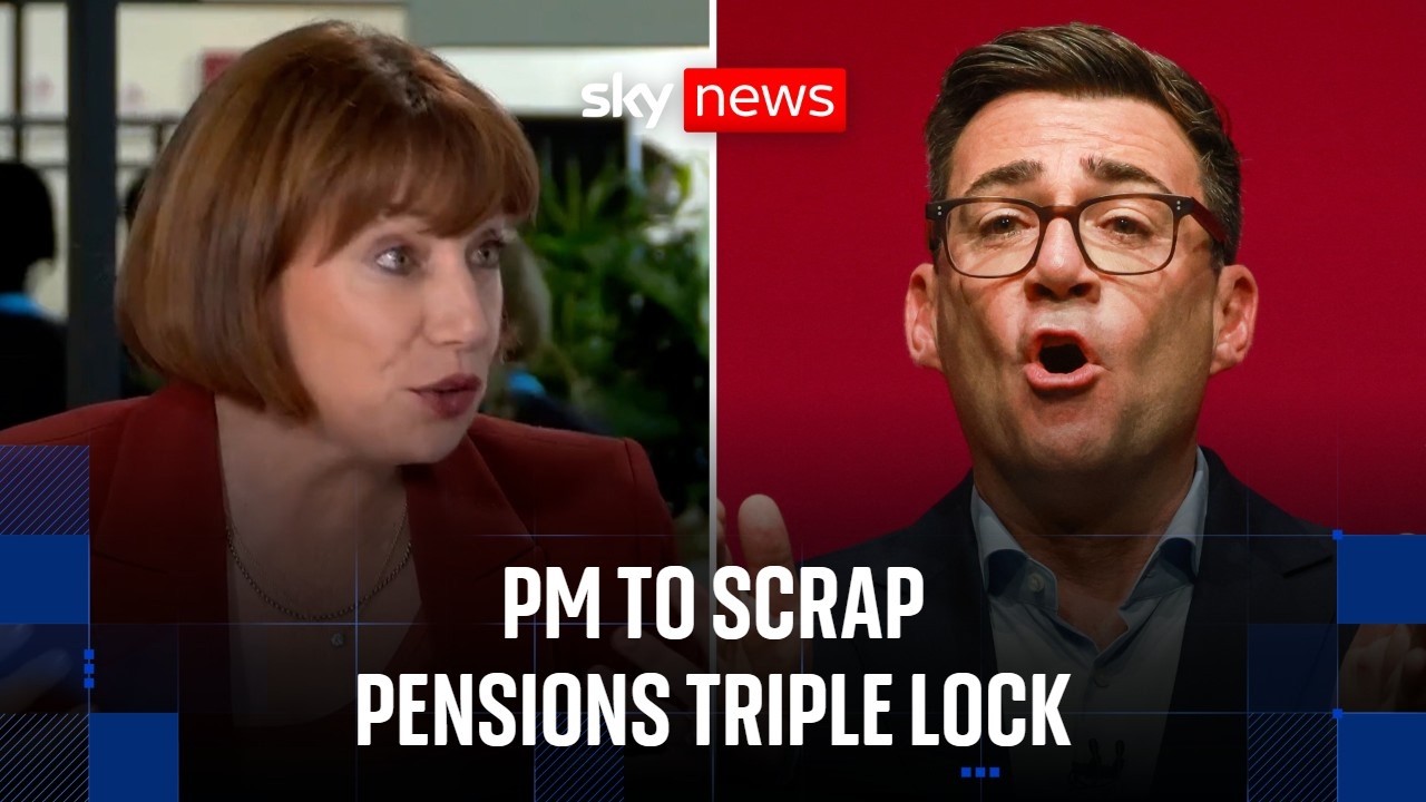 Video: Burnham adjusts pensions triple lock from 2030 to fund national care service