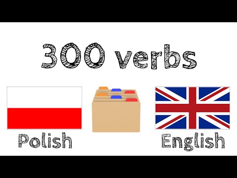 300 verbs + Reading and listening: - Polish + English - (native speaker)